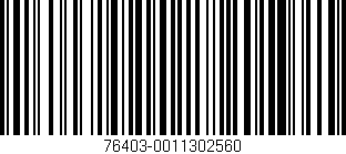 Código de barras (EAN, GTIN, SKU, ISBN): '76403-0011302560'