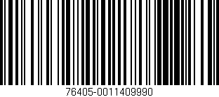 Código de barras (EAN, GTIN, SKU, ISBN): '76405-0011409990'