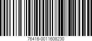 Código de barras (EAN, GTIN, SKU, ISBN): '76416-0011608230'