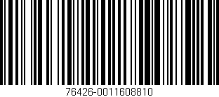 Código de barras (EAN, GTIN, SKU, ISBN): '76426-0011608810'