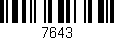 Código de barras (EAN, GTIN, SKU, ISBN): '7643'