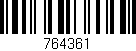 Código de barras (EAN, GTIN, SKU, ISBN): '764361'