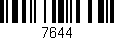 Código de barras (EAN, GTIN, SKU, ISBN): '7644'