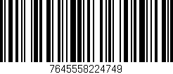 Código de barras (EAN, GTIN, SKU, ISBN): '7645558224749'