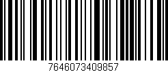 Código de barras (EAN, GTIN, SKU, ISBN): '7646073409857'