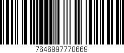 Código de barras (EAN, GTIN, SKU, ISBN): '7646897770669'