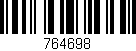 Código de barras (EAN, GTIN, SKU, ISBN): '764698'