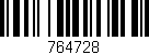 Código de barras (EAN, GTIN, SKU, ISBN): '764728'