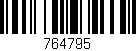 Código de barras (EAN, GTIN, SKU, ISBN): '764795'