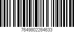 Código de barras (EAN, GTIN, SKU, ISBN): '7649802284633'
