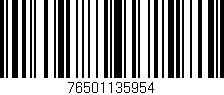 Código de barras (EAN, GTIN, SKU, ISBN): '76501135954'