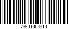 Código de barras (EAN, GTIN, SKU, ISBN): '76501303810'