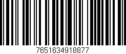 Código de barras (EAN, GTIN, SKU, ISBN): '7651634918877'