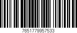 Código de barras (EAN, GTIN, SKU, ISBN): '7651779957533'