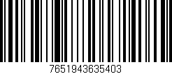 Código de barras (EAN, GTIN, SKU, ISBN): '7651943635403'