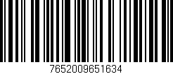 Código de barras (EAN, GTIN, SKU, ISBN): '7652009651634'
