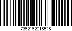 Código de barras (EAN, GTIN, SKU, ISBN): '7652152315575'