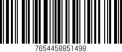 Código de barras (EAN, GTIN, SKU, ISBN): '7654458851498'