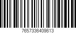 Código de barras (EAN, GTIN, SKU, ISBN): '7657336409613'