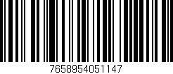 Código de barras (EAN, GTIN, SKU, ISBN): '7658954051147'
