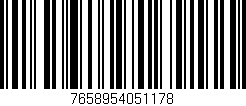 Código de barras (EAN, GTIN, SKU, ISBN): '7658954051178'