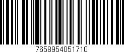 Código de barras (EAN, GTIN, SKU, ISBN): '7658954051710'