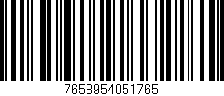 Código de barras (EAN, GTIN, SKU, ISBN): '7658954051765'