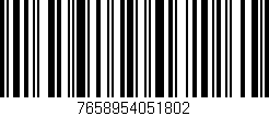 Código de barras (EAN, GTIN, SKU, ISBN): '7658954051802'