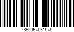 Código de barras (EAN, GTIN, SKU, ISBN): '7658954051949'