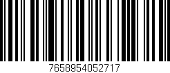 Código de barras (EAN, GTIN, SKU, ISBN): '7658954052717'