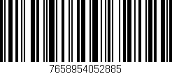Código de barras (EAN, GTIN, SKU, ISBN): '7658954052885'