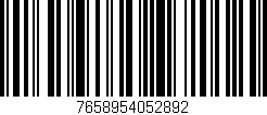 Código de barras (EAN, GTIN, SKU, ISBN): '7658954052892'