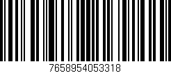 Código de barras (EAN, GTIN, SKU, ISBN): '7658954053318'