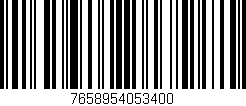 Código de barras (EAN, GTIN, SKU, ISBN): '7658954053400'
