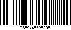 Código de barras (EAN, GTIN, SKU, ISBN): '7659445625335'