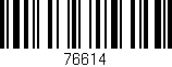Código de barras (EAN, GTIN, SKU, ISBN): '76614'