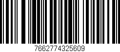 Código de barras (EAN, GTIN, SKU, ISBN): '7662774325609'