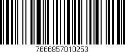Código de barras (EAN, GTIN, SKU, ISBN): '7666857010253'