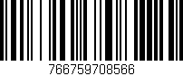 Código de barras (EAN, GTIN, SKU, ISBN): '766759708566'