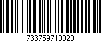 Código de barras (EAN, GTIN, SKU, ISBN): '766759710323'