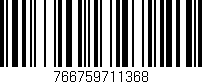 Código de barras (EAN, GTIN, SKU, ISBN): '766759711368'