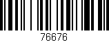Código de barras (EAN, GTIN, SKU, ISBN): '76676'