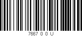 Código de barras (EAN, GTIN, SKU, ISBN): '7667_0_0_U'