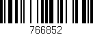 Código de barras (EAN, GTIN, SKU, ISBN): '766852'