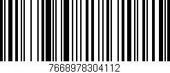 Código de barras (EAN, GTIN, SKU, ISBN): '7668978304112'