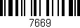 Código de barras (EAN, GTIN, SKU, ISBN): '7669'