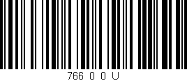 Código de barras (EAN, GTIN, SKU, ISBN): '766_0_0_U'