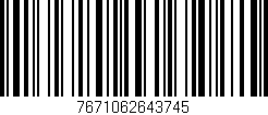 Código de barras (EAN, GTIN, SKU, ISBN): '7671062643745'