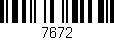 Código de barras (EAN, GTIN, SKU, ISBN): '7672'