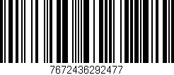Código de barras (EAN, GTIN, SKU, ISBN): '7672436292477'